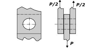 Stress concentration factor for round pin joint with closely fitting pin in finite-width plate under tension